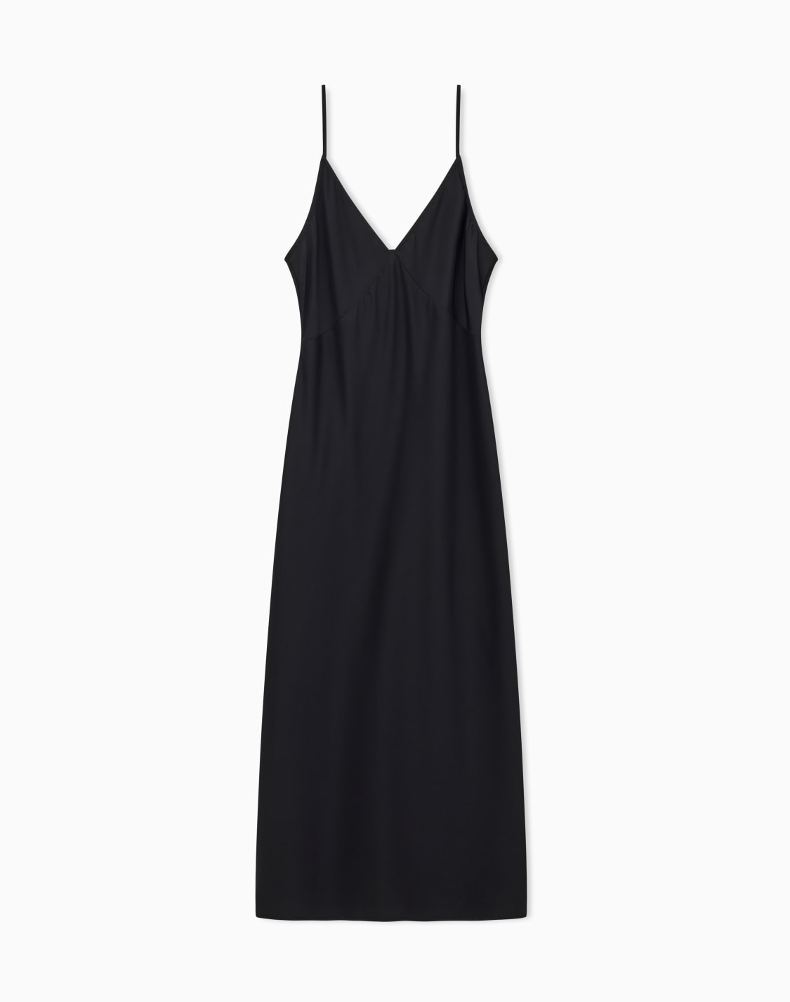 shiny-satin-midi-dress-black--armani-exchange
