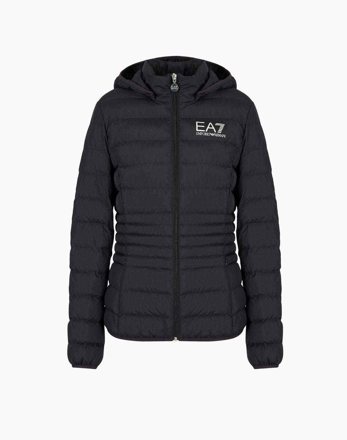 core-lady-wattierte-jacke-aus-recyceltem-funktionsgewebe-mit-kapuze-schwarz--ea7