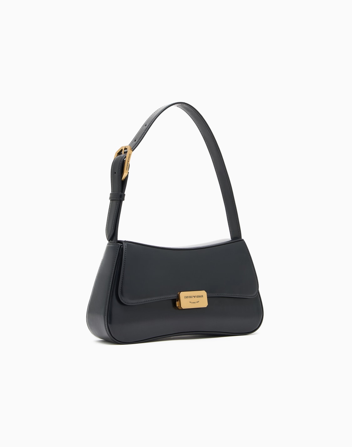 ショルダバッグ-起毛仕上げ-ブラック--emporio-armani