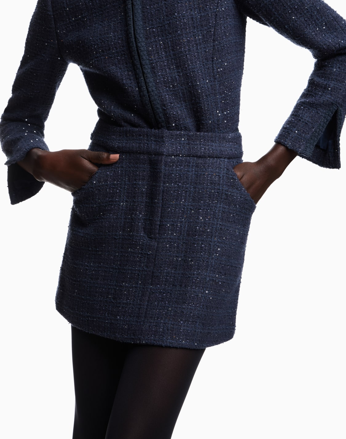 lurex-tweed-mini-skirt-with-micro-sequins-blue--emporio-armani