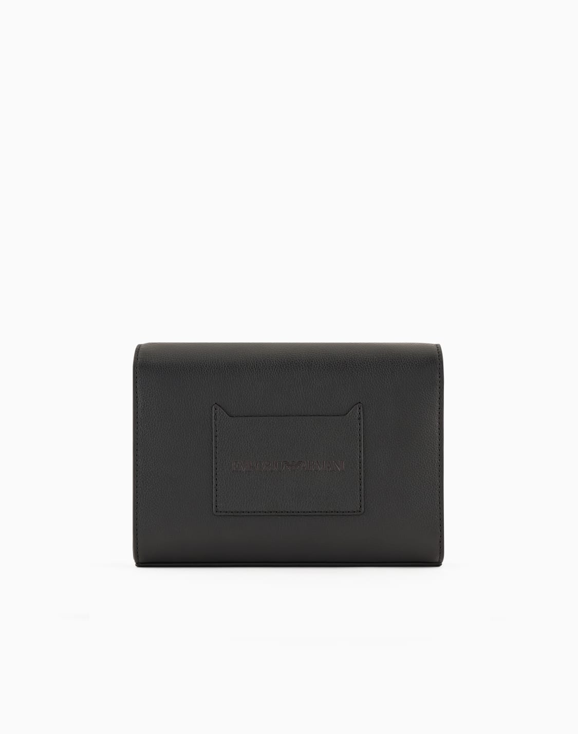 shoulder-bag-with-flap-in-tumbled-leather-black--emporio-armani