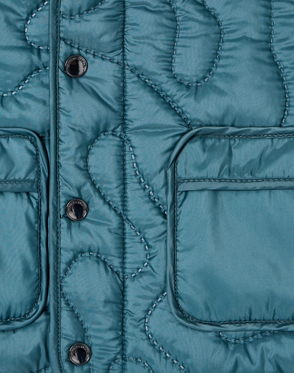 nylon-hooded-jacket-with-3d-quilted-effect-embroidery-green--emporio-armani